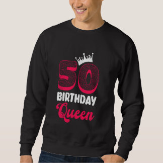 50. Geburtstag 50 GEBURTSTAG QUEEN 50 Jahre Frauen Sweatshirt