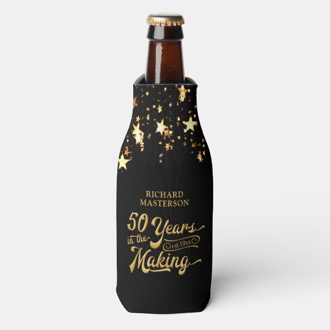 50. Geburtstag 50 JAHRE IM MAKING Flaschenkühler (Flaschenvorderseite)