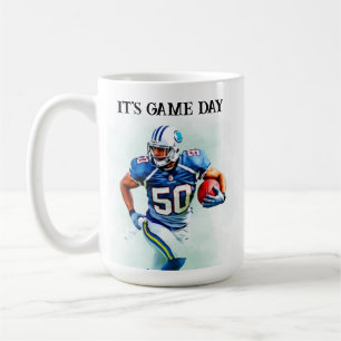 50. Geburtstag American Football Game Day Kaffeetasse