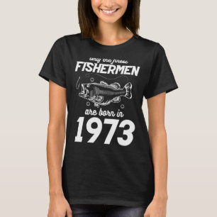50. Geburtstag Angeln 50 Jahre alter Fischer 1973 T-Shirt