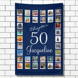 50. Geburtstag Blue Banner