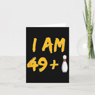 50. Geburtstag Bowling Shirt Funny Bowler Party Gi Karte