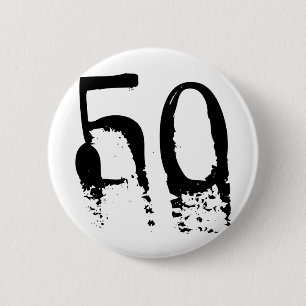50. Geburtstag Button