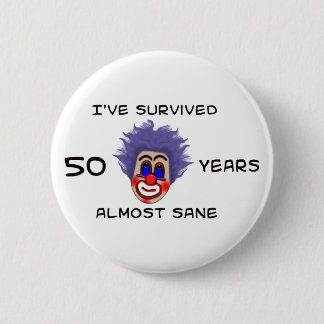50. Geburtstag Button