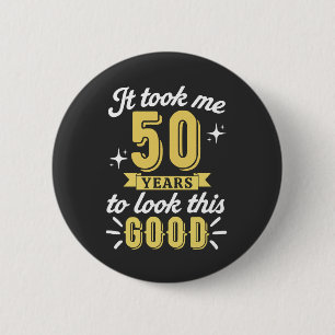 50. Geburtstag Button