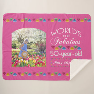 50. Geburtstag Die mächtigsten Edelsteine pink dei Sherpadecke