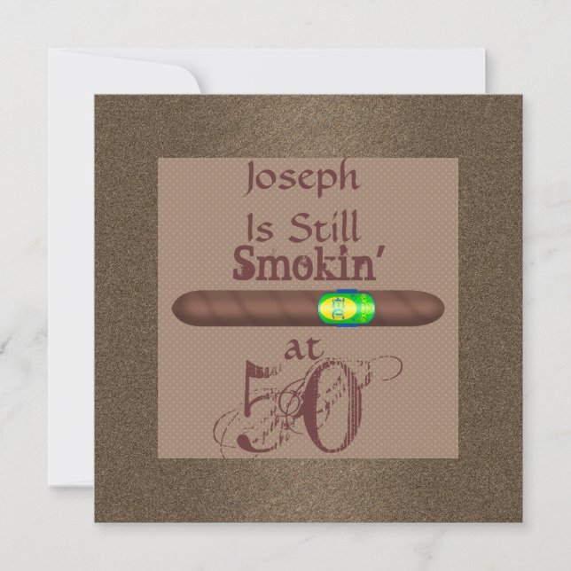 50. Geburtstag Einladungen (Vorderseite)