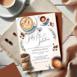 50. Geburtstag Einladungen Kaffee Thema<br><div class="desc">Feiern Sie ihren Meilenstein mit unseren stilvollen und lustigen "50 und fabelhaft" 50. Geburtstagseinladungen! Diese einladenden Coffeeshops in Aquarellfarben sind ideal für ein Party zu jeder Jahreszeit, im Sommer, im Herbst, im Herbst oder im Winter. Die gemütlichen Ambiente einer perfekten Ansammlung werden Sie begeistern. Das rustikale und dennoch moderne Design...</div>
