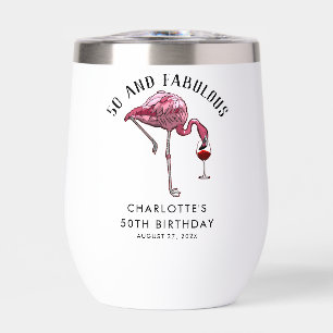 50. Geburtstag Flamingo Custom Swag Fabelhaft