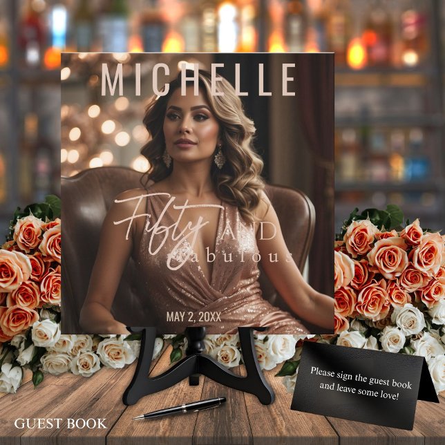 50. Geburtstag Gast-Book-Zeichen Gästebuch (Von Creator hochgeladen)