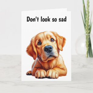 50. Geburtstag Golden Retriever Karte