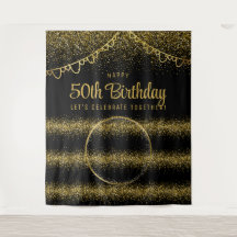 50. Geburtstag Goldene Feier Foto Hintergrund