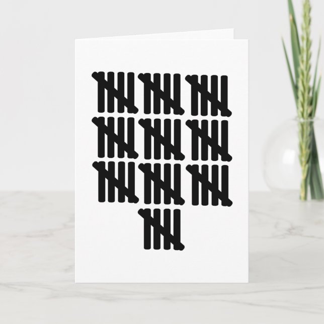 50. Geburtstag Karte (Vorderseite)