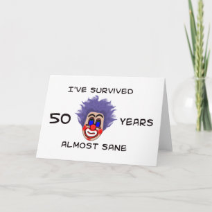 50. Geburtstag Karte