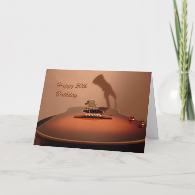 50. Geburtstag Karte (Vorderseite)