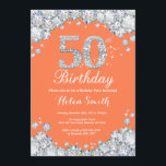 50. Geburtstag Koralle und Silver Diamond Einladung<br><div class="desc">Einladung zum 50. Geburtstag. Coral und Silver Kristall Diamond. Eleganter Geburtstag Bash einladen. Erwachsener zum Geburtstag. Frauen zum Geburtstag. Männer zum Geburtstag. Für weitere Anpassungen klicken Sie bitte auf die Schaltfläche "Anpassen" und verwenden Sie unser Designwerkzeug,  um diese Vorlage zu ändern.</div>