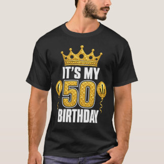 50. Geburtstag Kronenballon-Feier T-Shirt