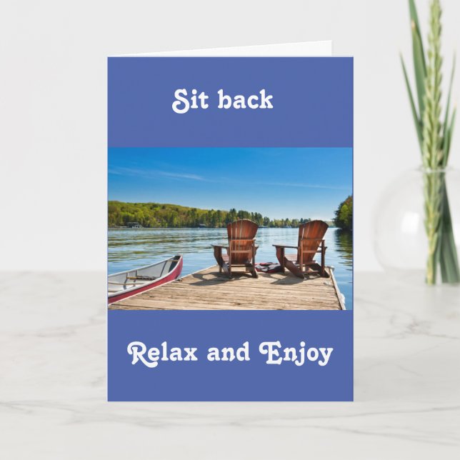 **50. GEBURTSTAG** LAKE STYLE Card Karte (Vorderseite)
