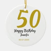 50. Geburtstag Name Datum Jahr schwarze Vorlage ge