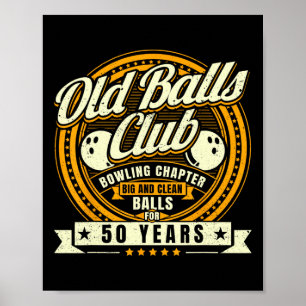 50. Geburtstag Old Bylls Club 50 Years Bylls Bowli Poster
