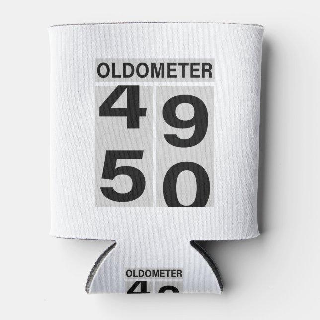 50. Geburtstag Oldometer Dosenkühler (Vorderseite)