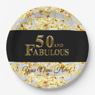 50. Geburtstag Pappteller