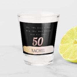 50. Geburtstag Personalisiertes Shot Glass Schnapsglas