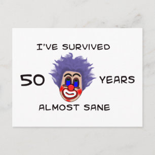 50. Geburtstag Postkarte