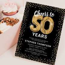 50. Geburtstag Schwarzes Gold