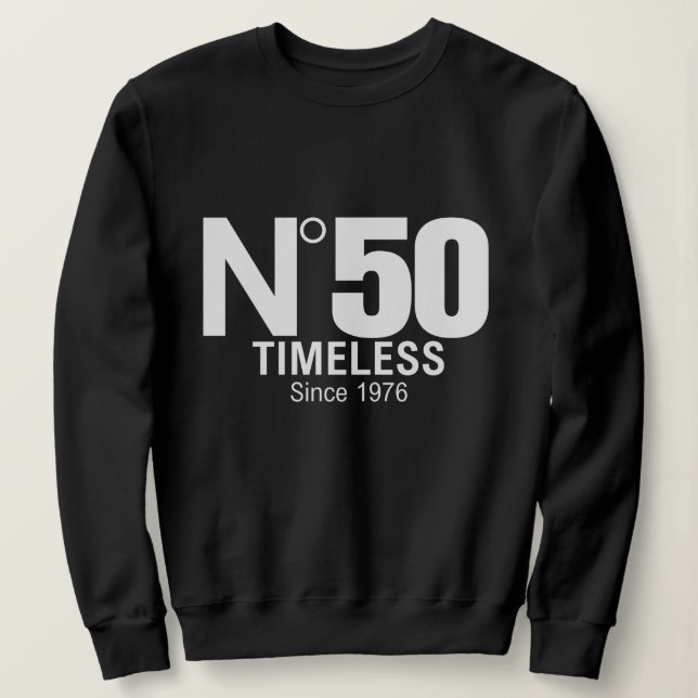 50. Geburtstag Sweatshirt (Design vorne)