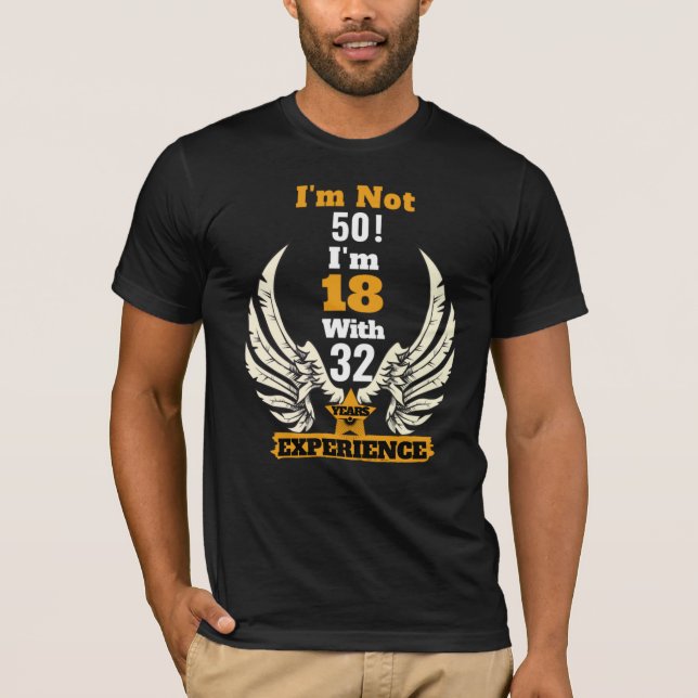 50. Geburtstag T-Shirt (Vorderseite)