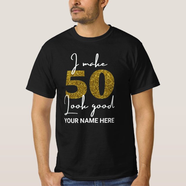 50. Geburtstag T - Shirt (Vorderseite)