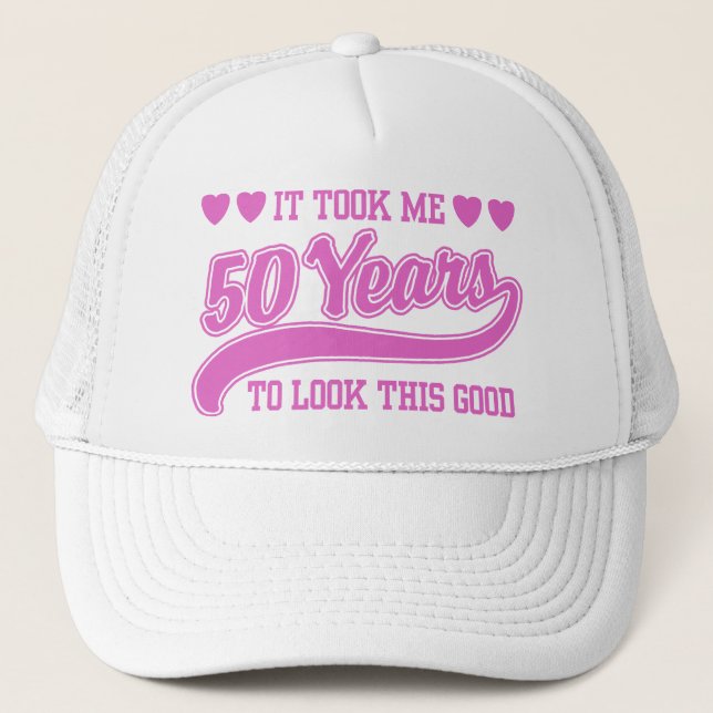 50. Geburtstag Truckerkappe (Vorderseite)