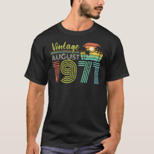 50. Geburtstag Vintager August 1971 Fünfzig Jahre T-Shirt