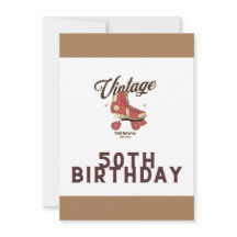 50. Geburtstagkarte