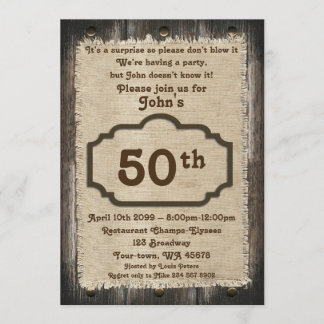 50., Geburtstags-Mann, Party-Mann, irgendein Einladung