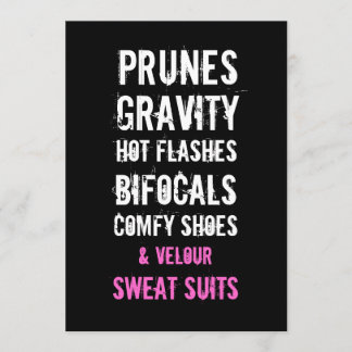 50. Geburtstags-Party - lustig für sie Einladung