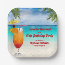 50. Geburtstags-Sommer-Cocktail-Strandparty