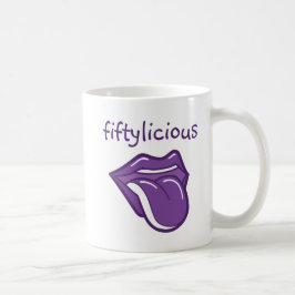 50. Geburtstags-Tasse Fiftylicious Kaffeetasse