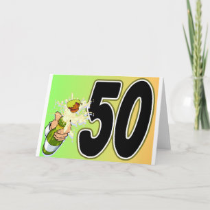 50. Geburtstagsartikel Karte
