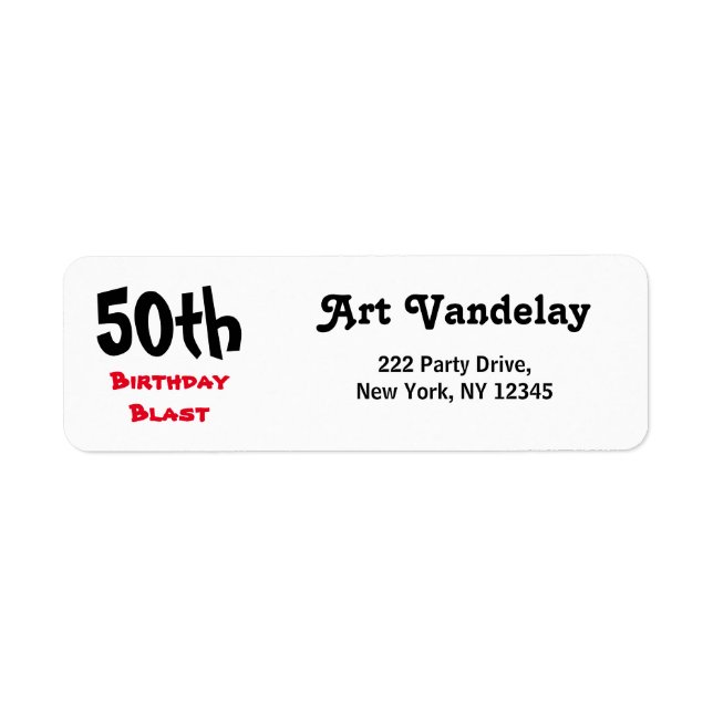 50. Geburtstagsblast (Vorne)