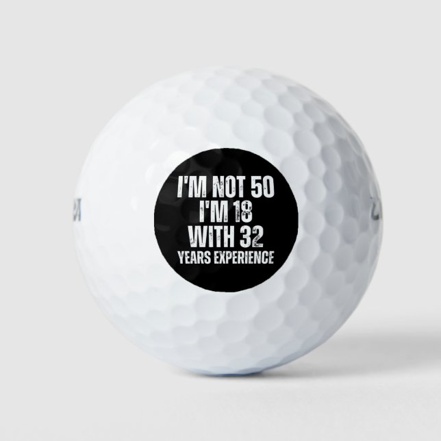 50. Geburtstagsfest Golfball (Vorderseite)