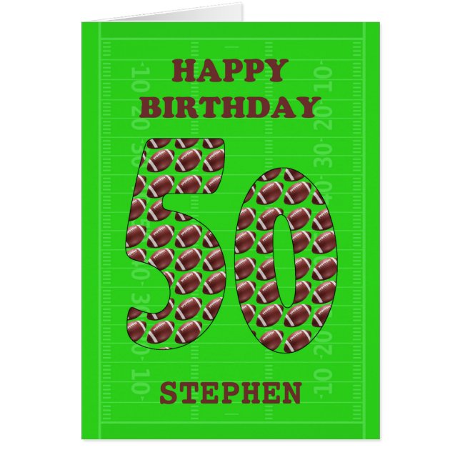 50. Geburtstagsfußbälle hinzufügen (Vorne)