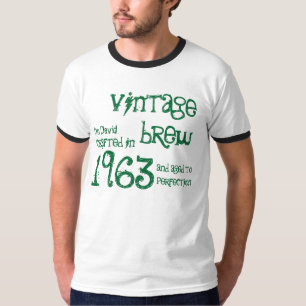 50. Geburtstagsgeschenk 1963 Vintag Brew T-Shirt