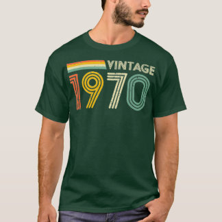 50. Geburtstagsgeschenk Männer Retro Vintag 1970 R T-Shirt