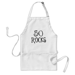 50. Geburtstagsgeschenke, 50 FELSEN! Schürze