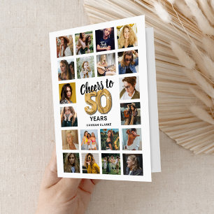 50. Geburtstagskarte Einladung