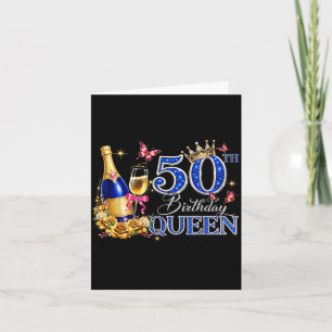50. Geburtstagskönigin 50 und Fabelhaft 50 Jahre a Karte