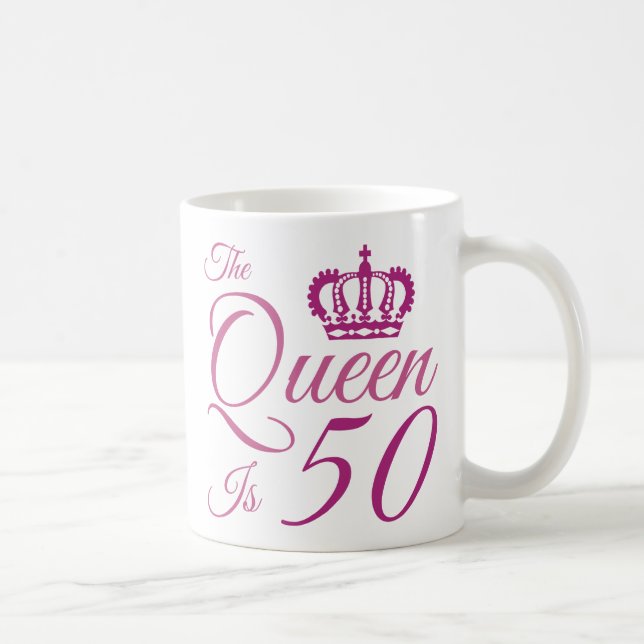 50. Geburtstagskönigin Kaffeetasse (Rechts)