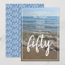 50. Geburtstagsparty Einladung